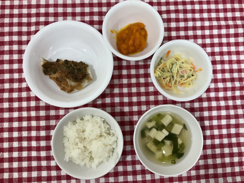 魚の胡麻味噌焼き
