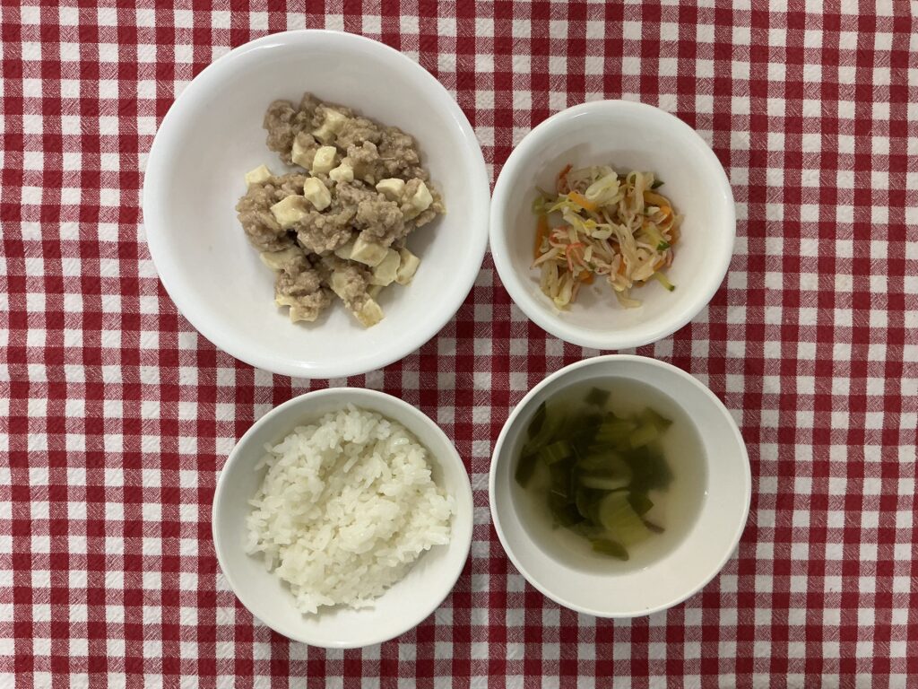 麻婆豆腐/シュガーポテト