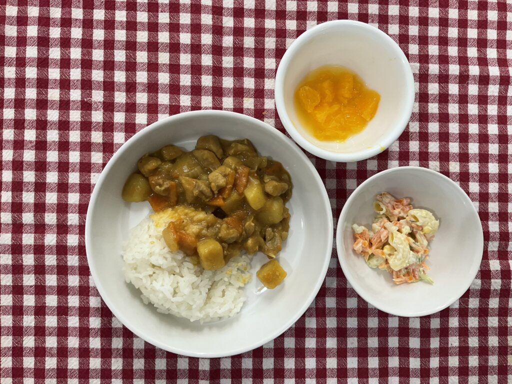 チキンカレー/シュガーポテト