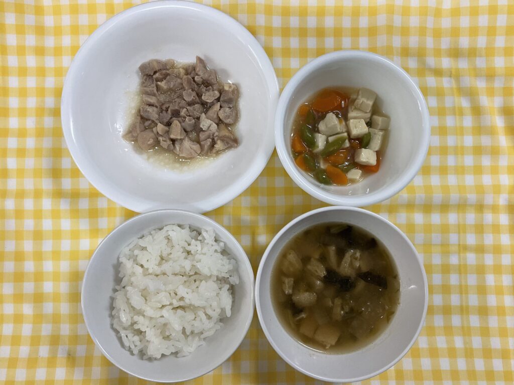 とりの照り焼き/そうめん